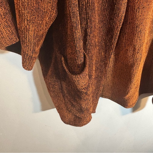 ZONDA NELLIS Sz S Oversized Textured Metallic Open Cardigan Colour Lagenlook - Picture 5 of 9